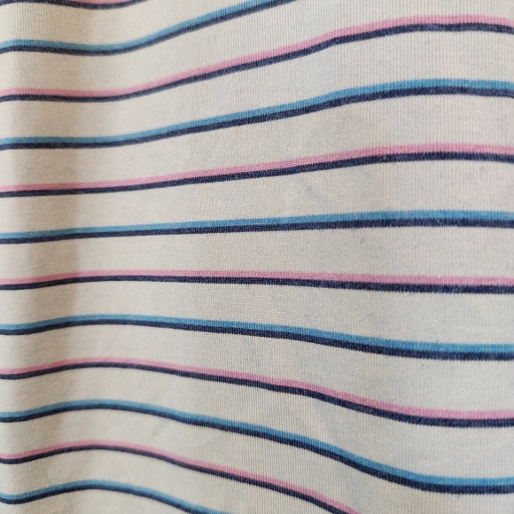 Peter Millar Golf Polo Shirt Men’s XL Blue Summer Comfort Striped Short Sleeve - Picture 5 of 5